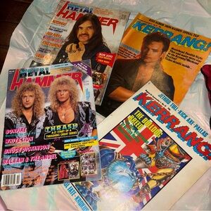 Heavy Metal Rock Magazine Lot